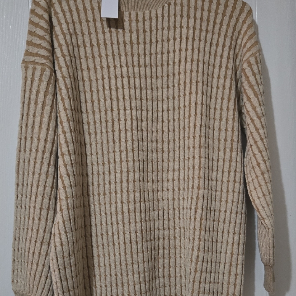 Gilli Beige Patterned Sweater
